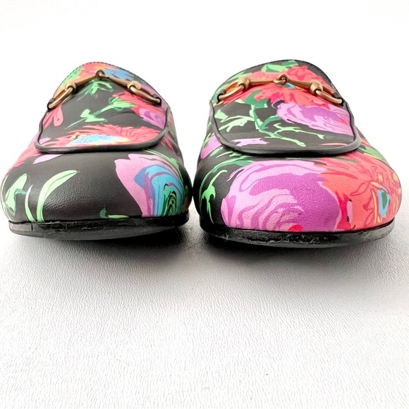 GUCCI || Princetown Ken Scott Infinity Jenni Floral Horsebit Loafers Mules Slide - Picture 4 of 13